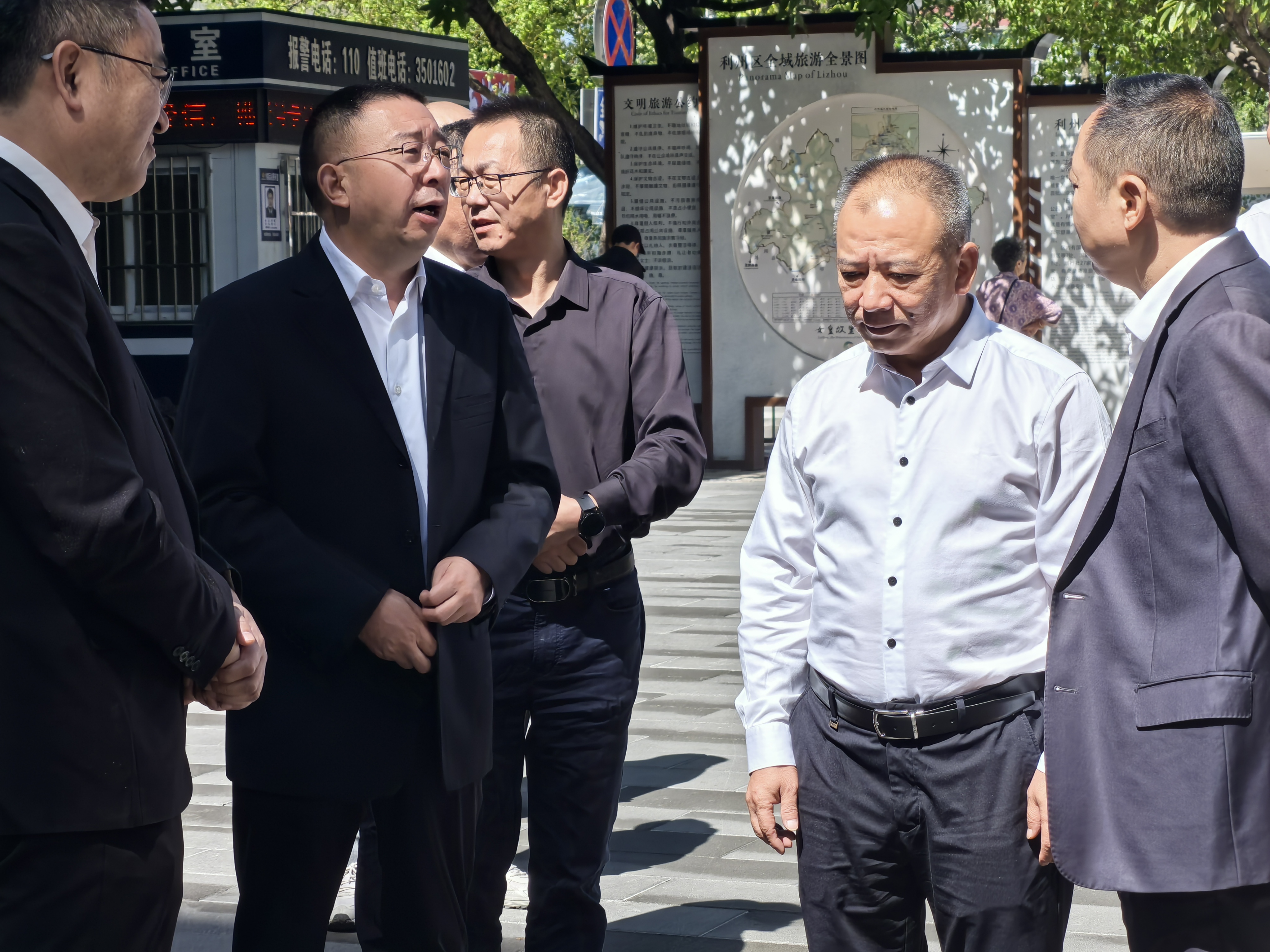 陳正永、伍榮華督導檢查汽車客運...